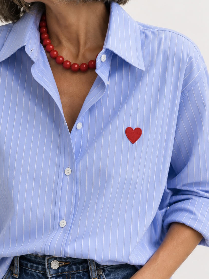 Camisa Celeste Raya Cor