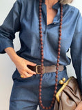 Collar Vera Marró Choco