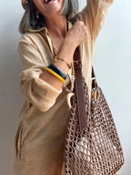 Vestido Camisero Playero Beige