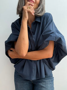Camisa Bombacha Azul Marino