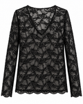 Camiseta Blonda Negro