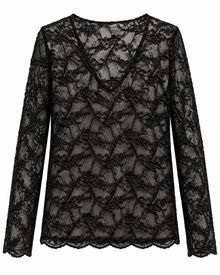 Camiseta Blonda Negro