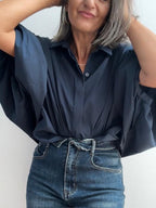 Camisa Bombacha Azul Marino