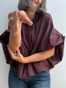 Camisa Bombacha Ciruela