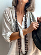 Vestido Camisero Playero Blanco