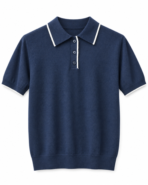 Polo Punto Raya Marino