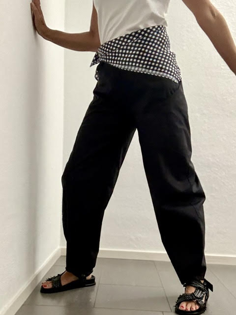 Pantalones Tejido Técnico Negro