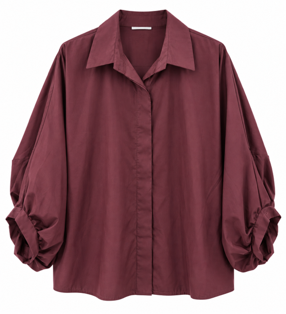 Camisa Bombacha Burdeos