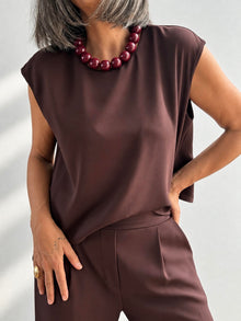Blusa Conjunto Isabela Ciruela