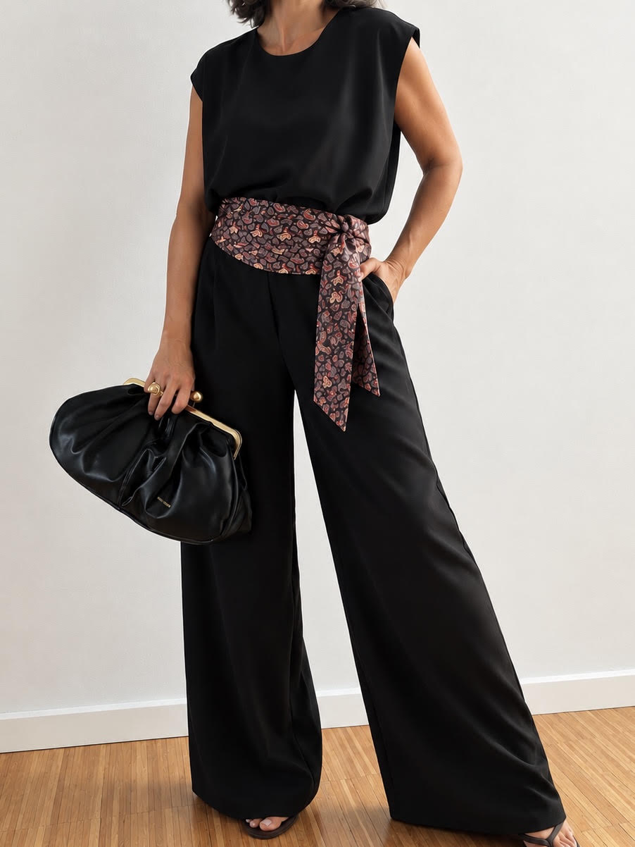 Pantalón Conjunto Isabela Negro